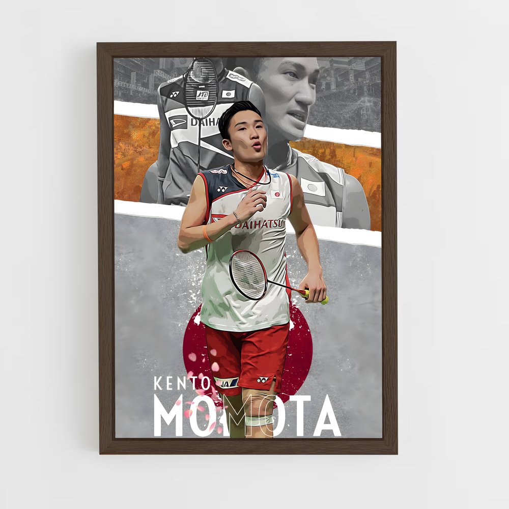 Poster Kento momota – affiche Badminton (vue 5)